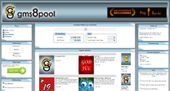 Desktop Screenshot of gms8pool.com