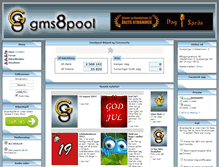 Tablet Screenshot of gms8pool.com